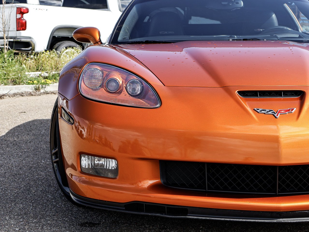 2007 Chevrolet Corvette 2dr Cpe Z06 Orange Sherwood Park - photo #4