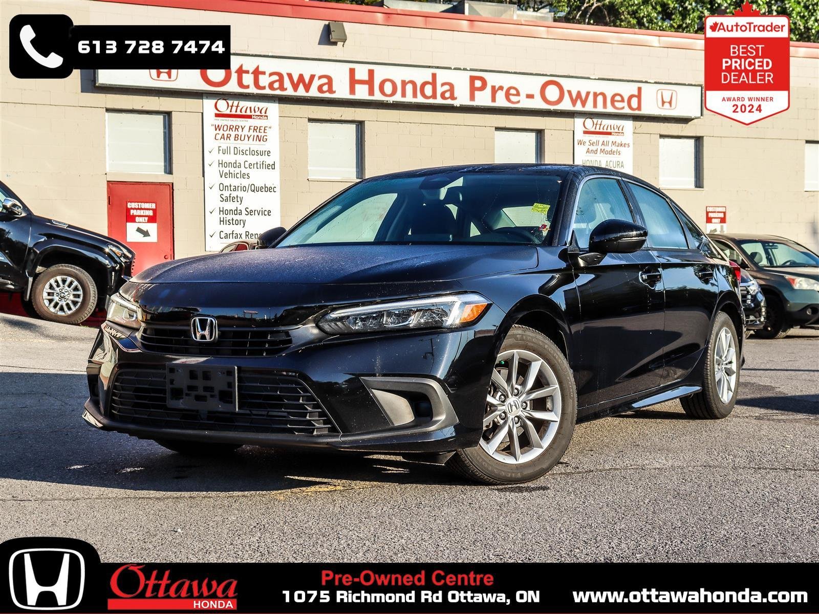 Honda Civic Berline EX 2024 Black Ottawa & Gatineau - photo #0