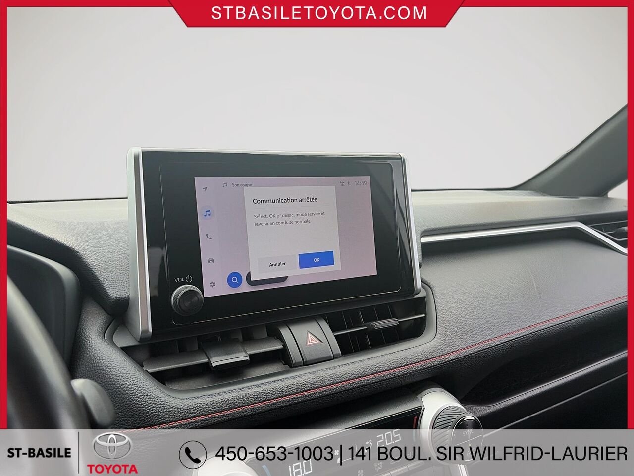 TOYOTA RAV4 PRIME 2023 Blanc Saint-Basile-le-Grand - photo #15