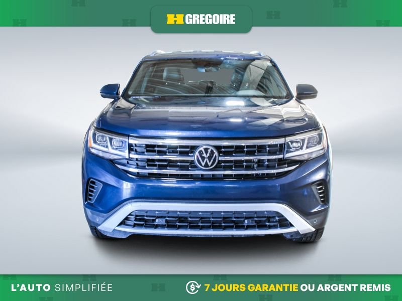 Volkswagen Atlas R3694A | COMFORTLINE V6 4MOTION CAMERA SIEGES CHAUFFANTS 2021 Bleu Laval - photo #1