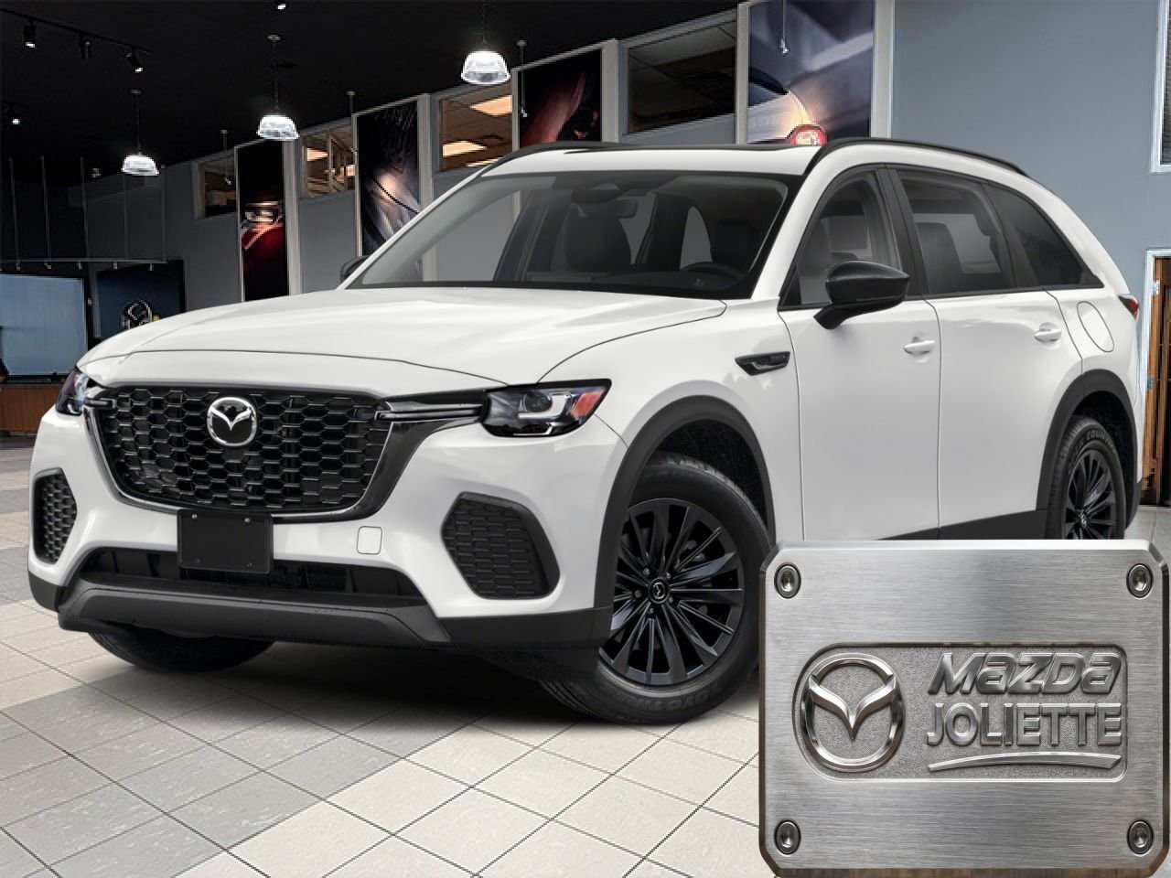 2026 MAZDA CX-70 PHEV Rhodium White Metallic Notre-Dame-des-Prairies - photo #0
