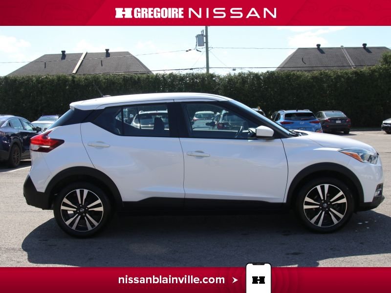 Nissan Kicks BP6378 | SV TRES BAS KILO AUCUN ACCIDENT SIEGE CHAUFFANT 2019 Blanc Laval - photo #10