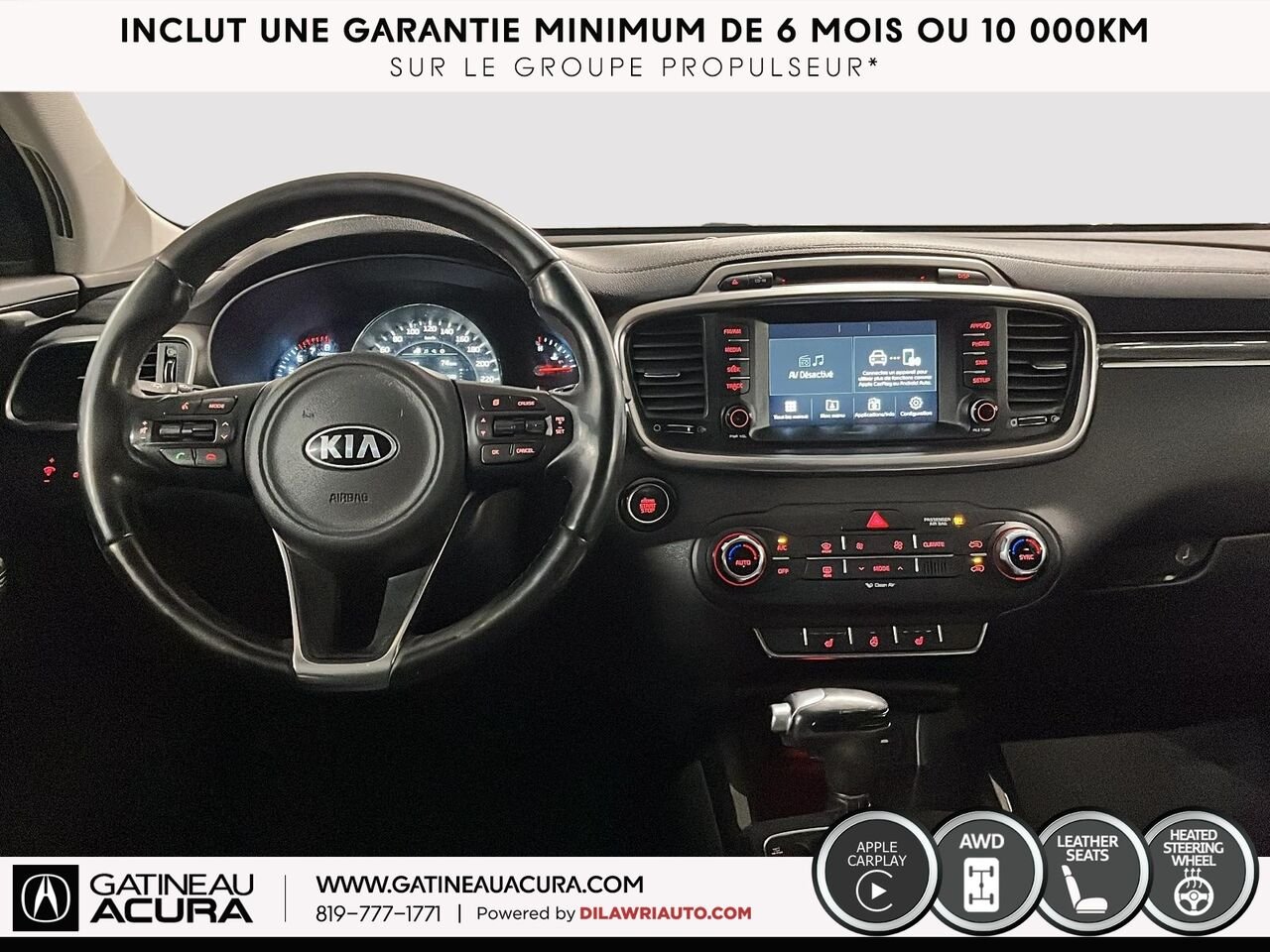 2018 Kia Sorento EX Turbo AWD Black Gatineau - photo #2