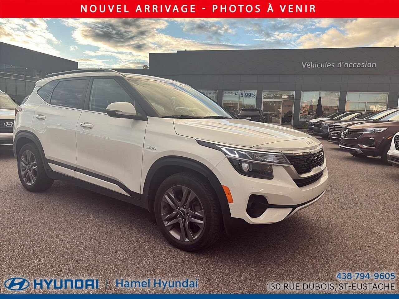 2023 Kia Seltos White Saint-Eustache - photo #1