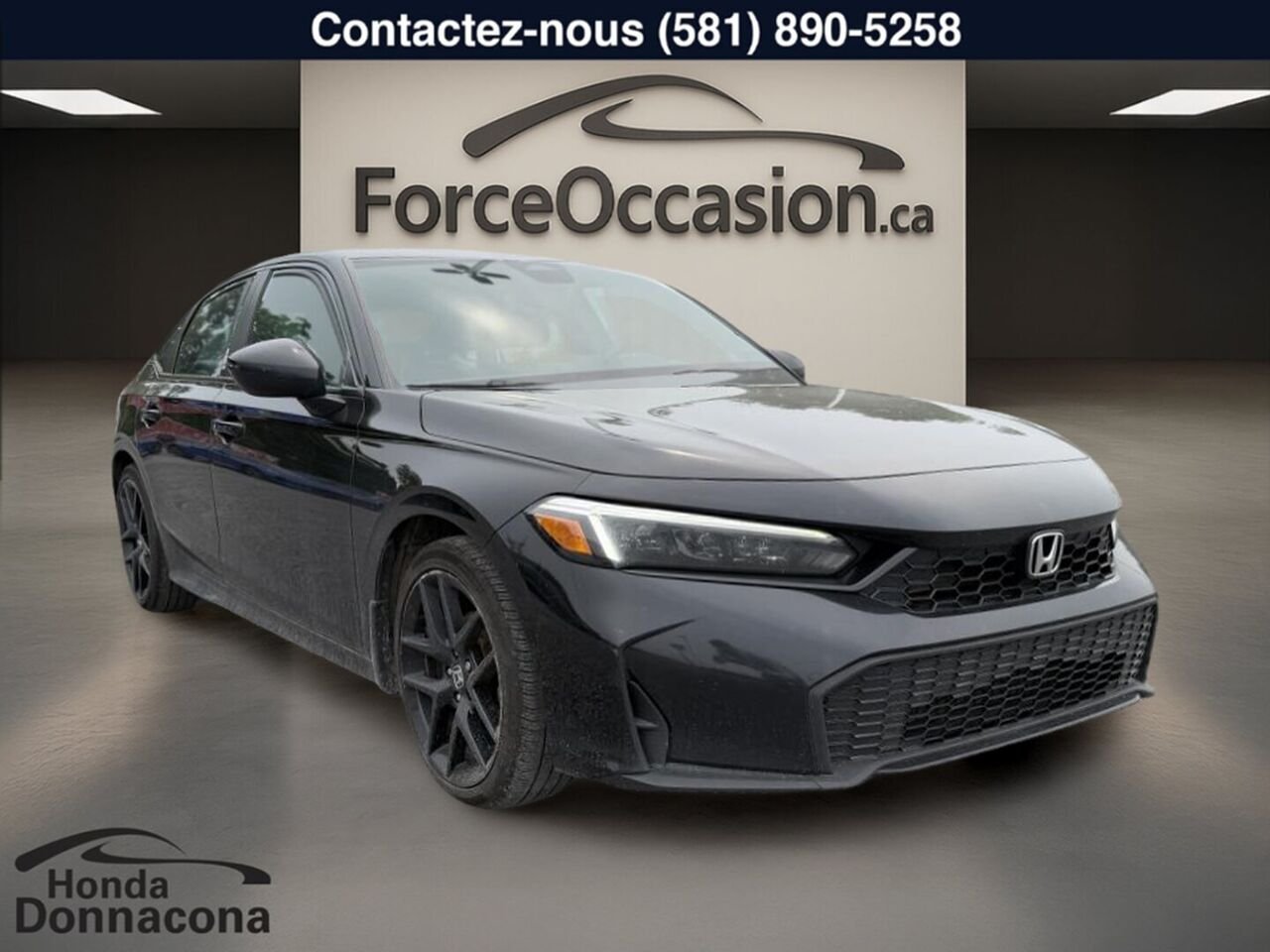 2025 Honda Civic Sedan Black  - photo #2