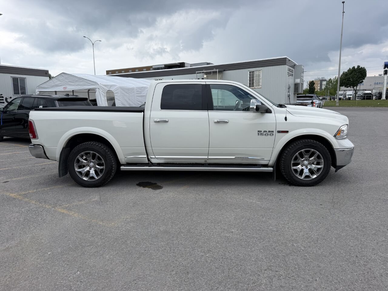 Ram 1500 *DIESEL* LIMITED CREW CAB 2018 Blanc Laval - photo #11
