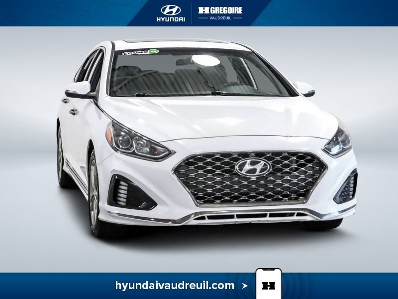 Hyundai Sonata 2018 Blanc Blainville - photo #0