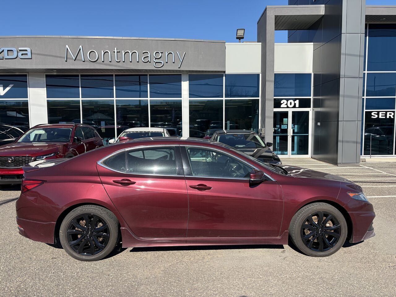 2015 ACURA TLX TECH V6 Tech berline 4 portes SH-AWD Red Montmagny - photo #7
