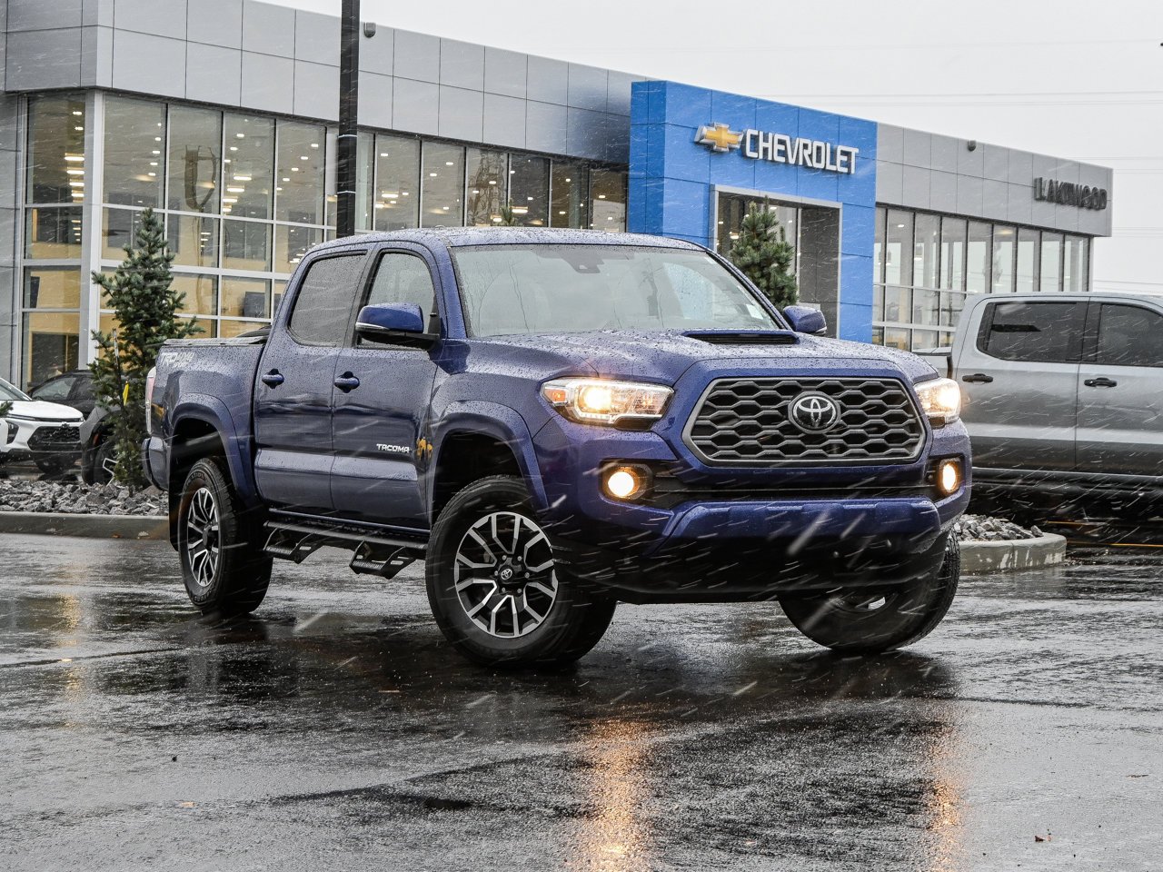 2023 Toyota Tacoma 4x4 Double Cab Manual SB Blue Sherwood Park - photo #1