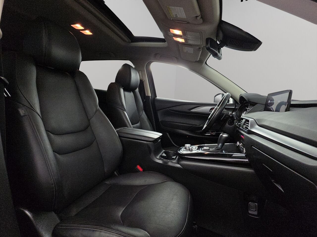2023 Mazda CX-9 GS-L TI, 7 passagers, Apple carplay, Toit ouvrant, volant chauffant White Val-David - photo #17