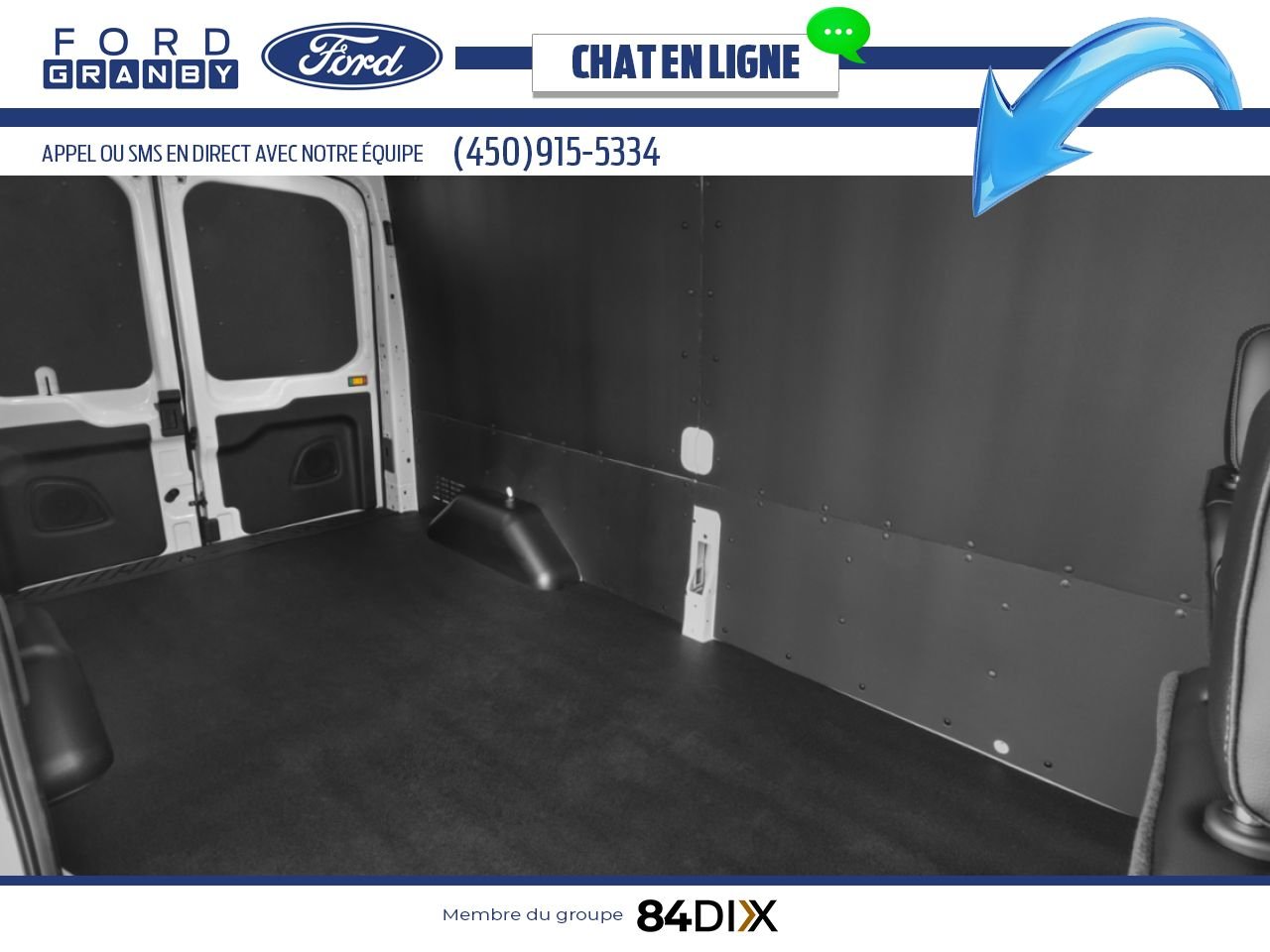 2025 Ford Transit Cargo Van Oxford White Granby - photo #9