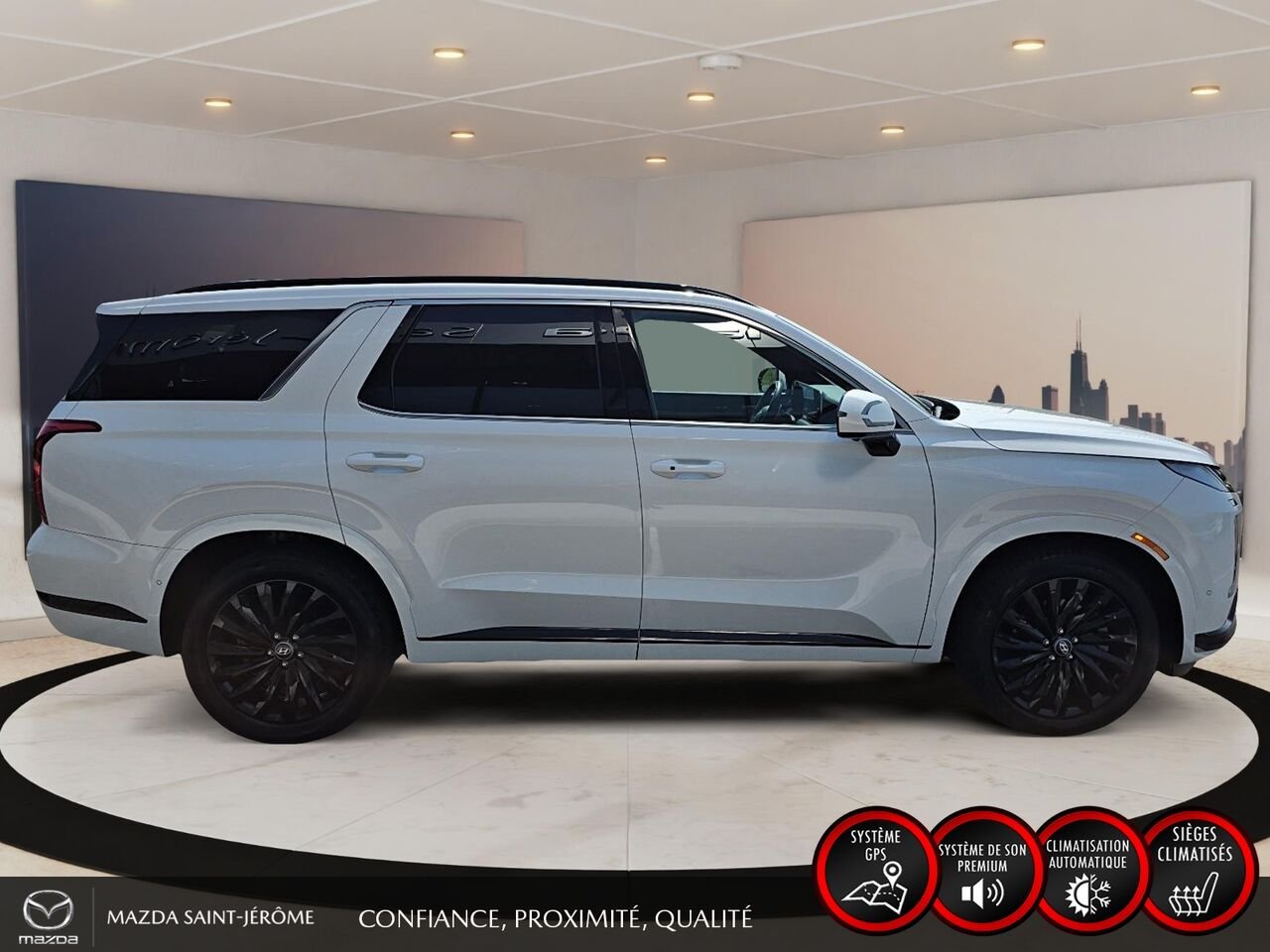 Hyundai Palisade ULTIMATE CALLIGRAPHY NUIT | 7 PLACES | TOIT PANO | AWD | 2025 Blanc Saint-Jérôme - photo #4