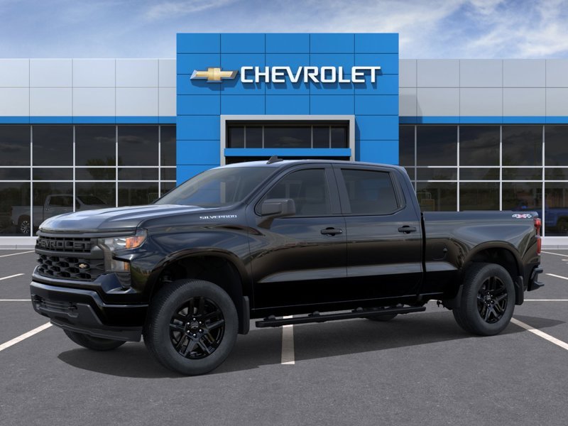 CHEVROLET Silverado 1500 Custom cabine multiplace 4RM 157 po 2026 NOIR Gatineau - photo #1