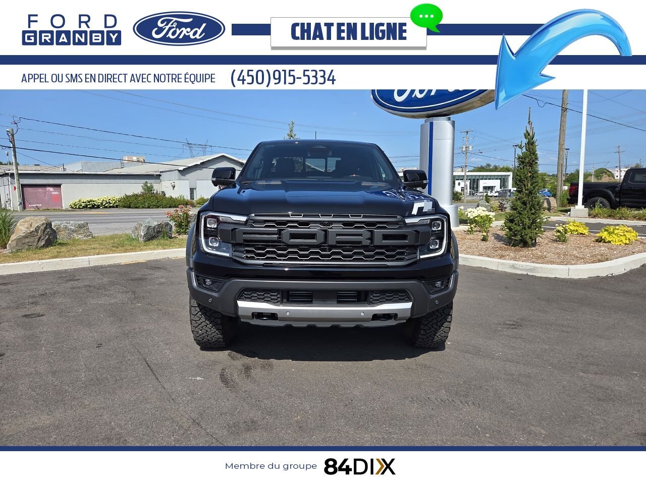 Ford RANGER 2024 Noir Granby - photo #1