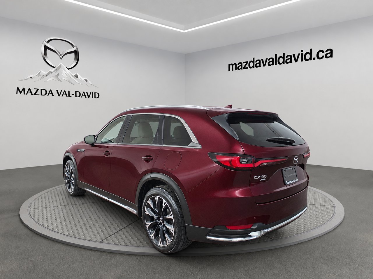 2024 Mazda CX-90 hybride rechargeable GT Red Val-David - photo #2