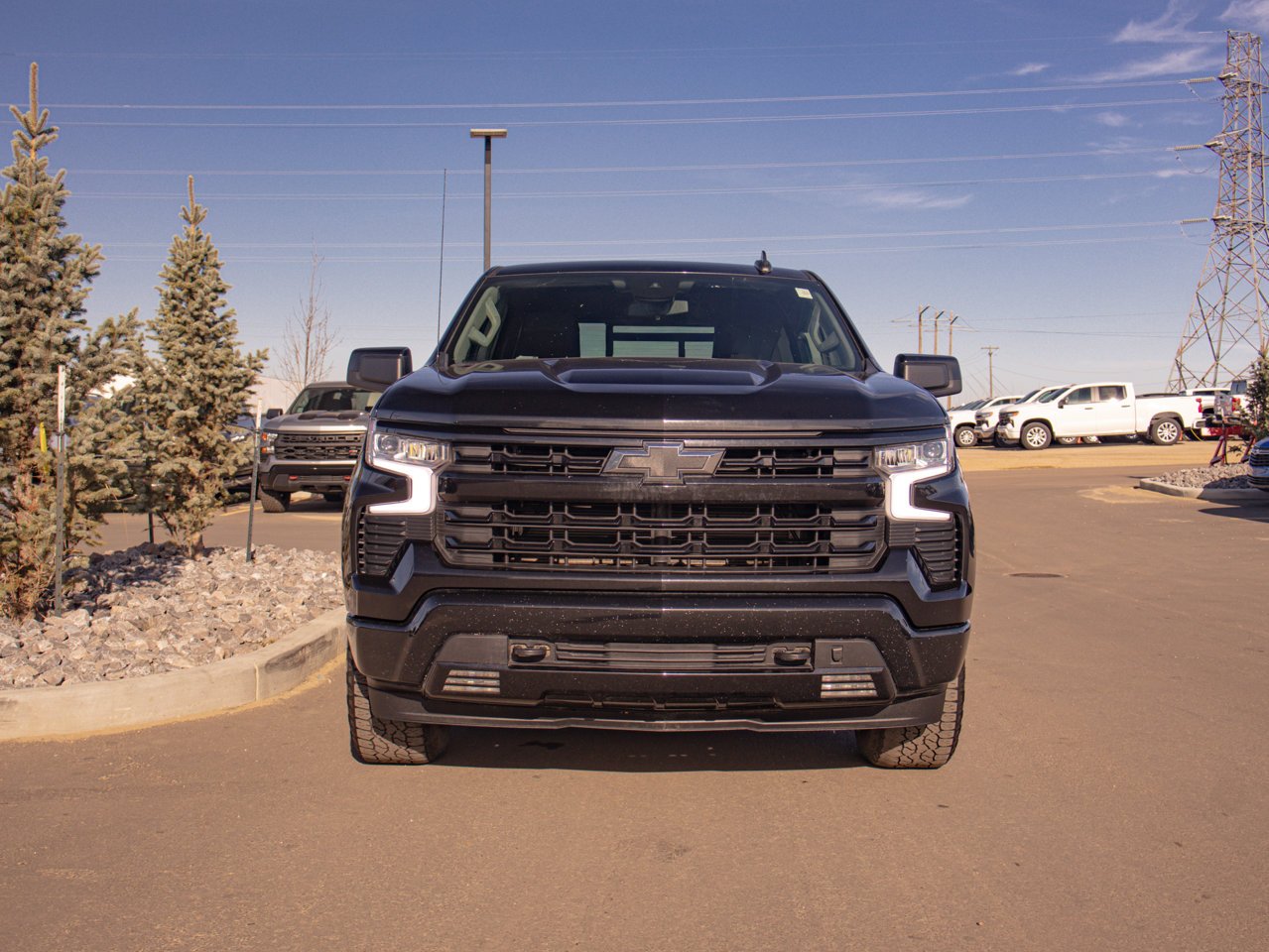 2025 Chevrolet Silverado 1500 4WD Crew Cab 147 RST Black Sherwood Park - photo #2