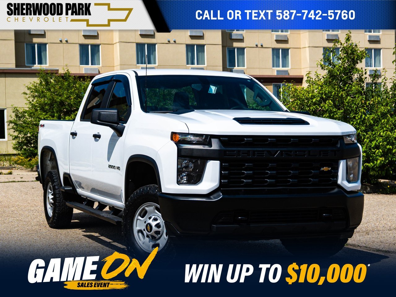 2022 Chevrolet Silverado 2500HD 4WD Crew Cab 159 Work Truck White Sherwood Park - photo #0