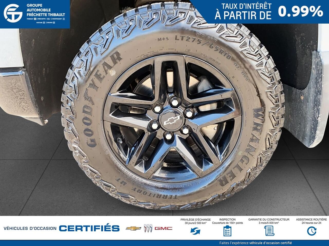 2025 CHEVROLET SILVERADO Custom Trail Boss cabine multiplace 4RM 157 po Grey Montmagny - photo #6