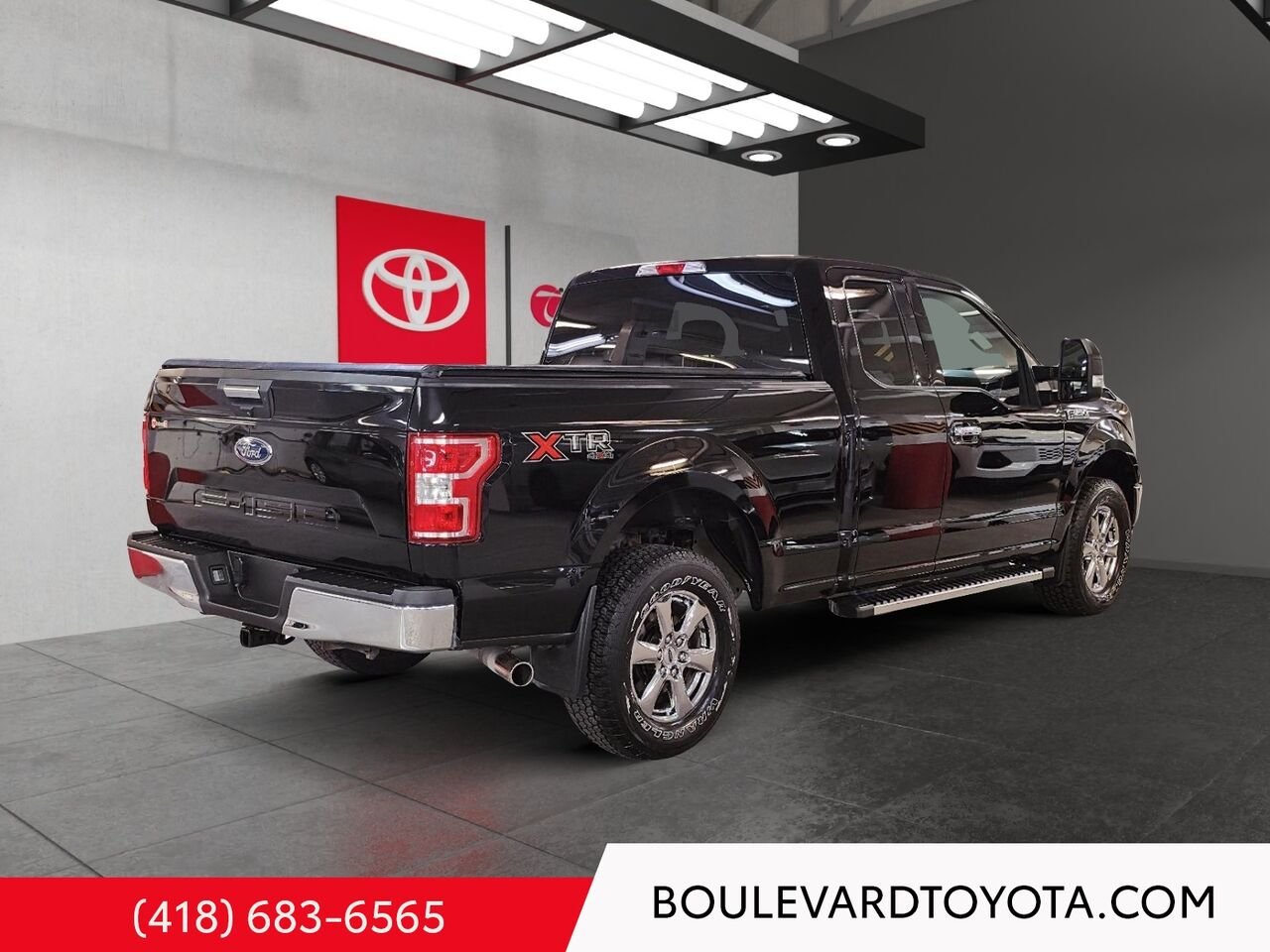 Ford F-150 531861-88 | XLT CABINE DOUBLE, 4X4, CAISSE 6.5 P 2018 Noir Québec - photo #3
