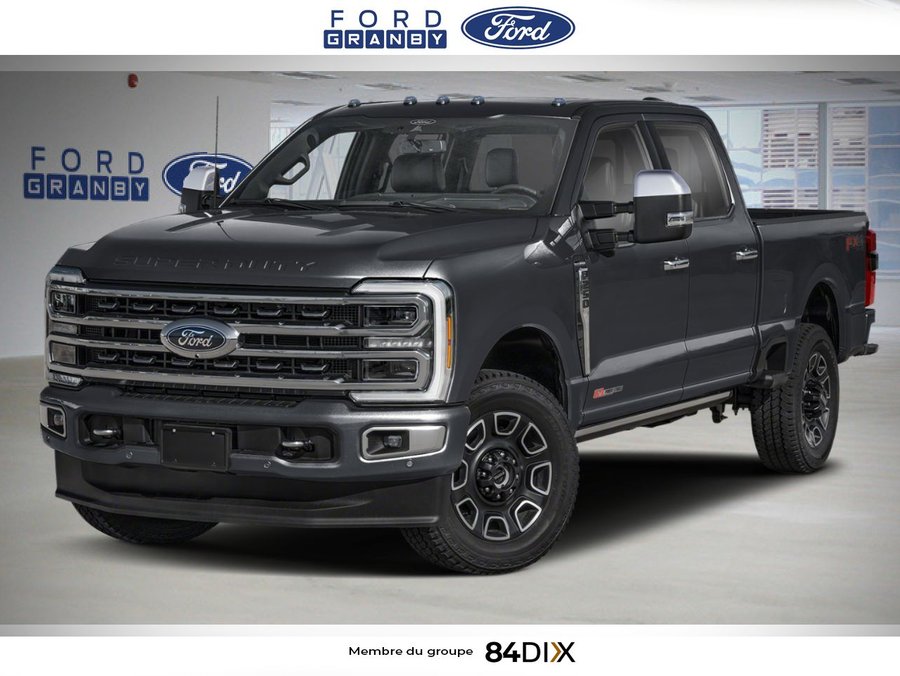 2026 Ford SUPER DUTY F-250 SRW Platinum cabine 6 places 4RM caisse de 8 pi Black