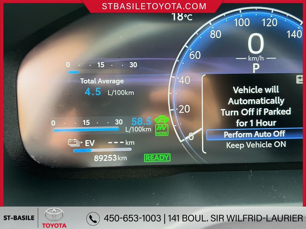 TOYOTA RAV4 PRIME 2023 Bleu Saint-Basile-le-Grand - photo #15
