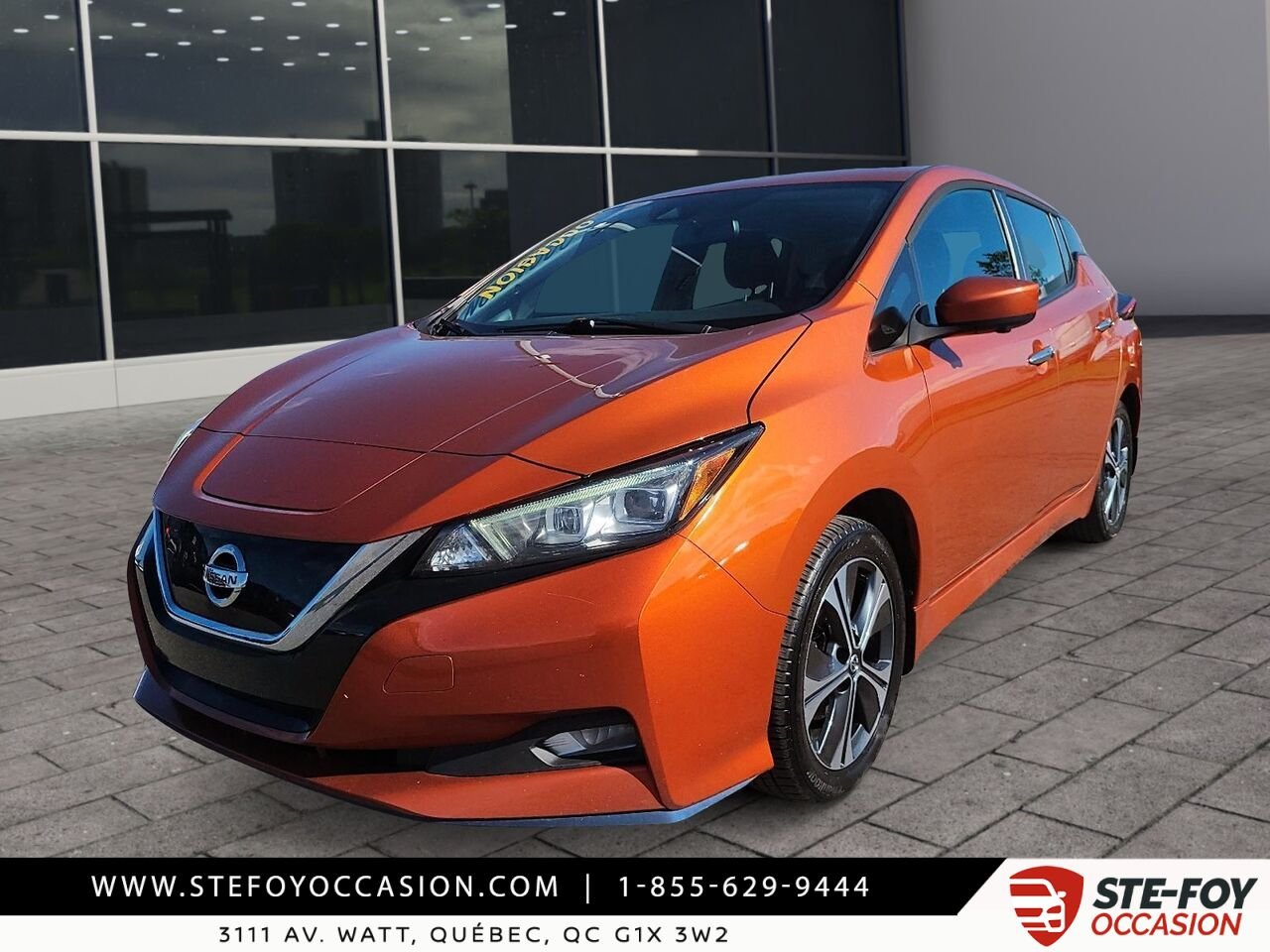 Nissan LEAF SV PLUS 2022 Orange Québec - photo #0