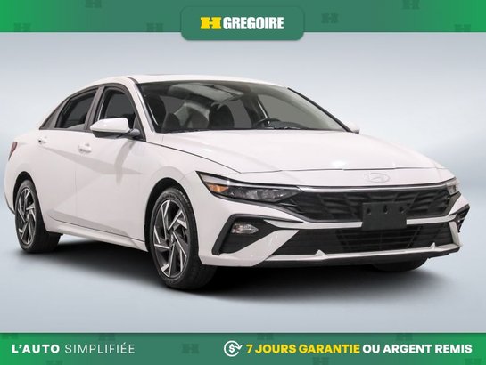 2025 Hyundai Elantra Preferred AUTO A/C TOIT NAV MAGS CAM RECUL BLEUTOO White