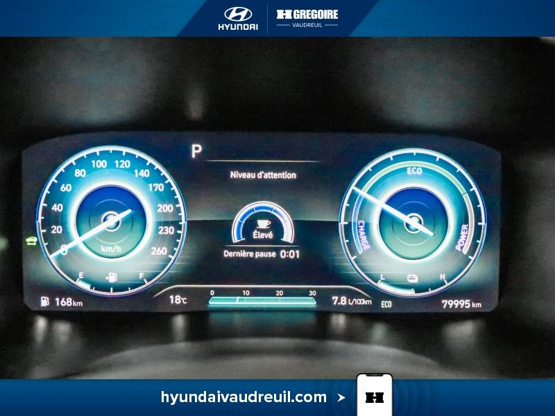 2021 Hyundai Santa Fe Hybrid Grey Saint-Eustache - photo #26
