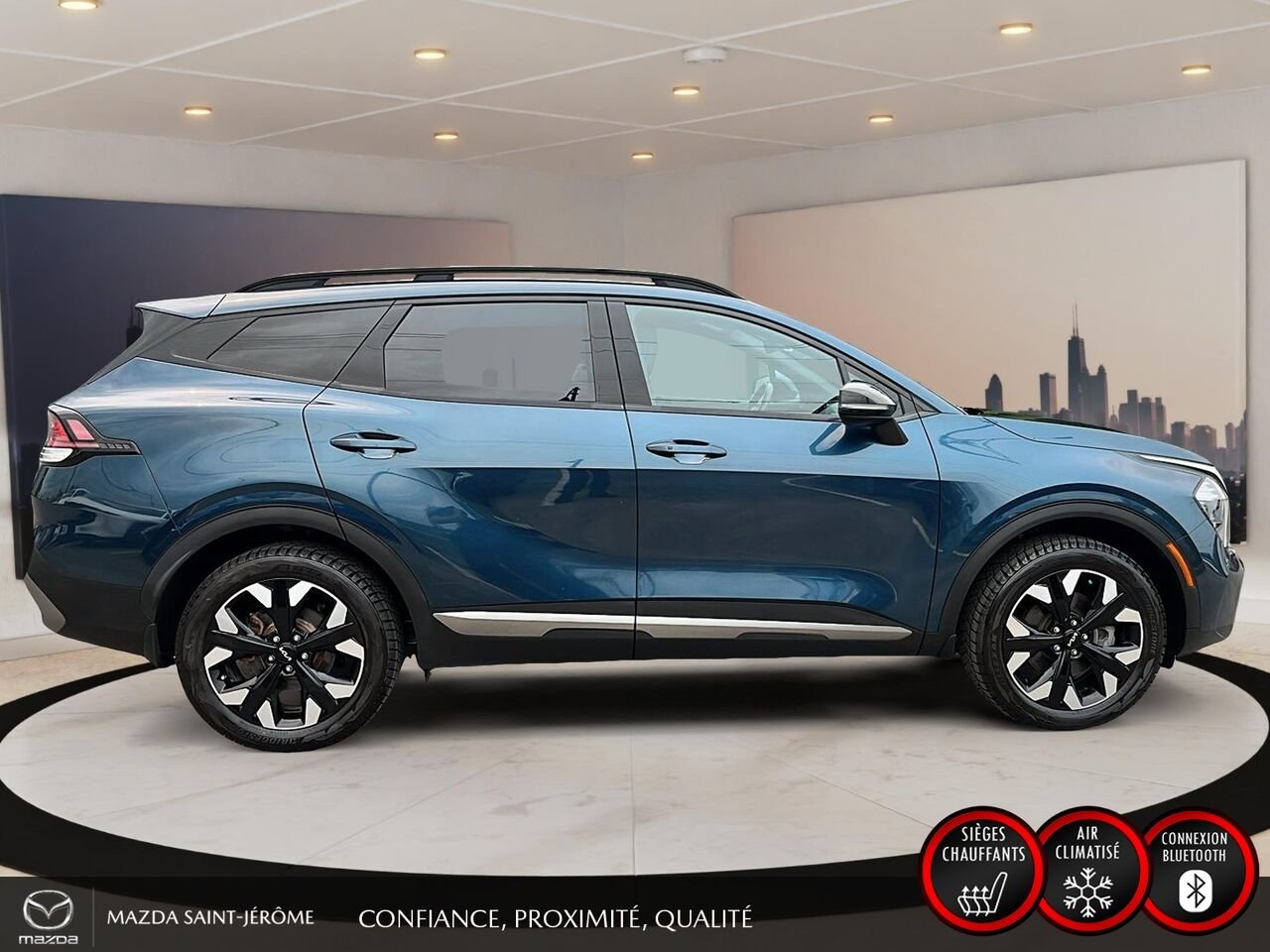 2023 Kia Sportage Blue Ste-Agathe des Monts - photo #4