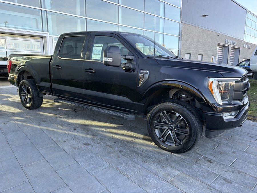 2022 Ford F-150 LARIAT 5.0L ** 502A ** SPORT ** TOIT PANO ** FX4 20P ** PRO POWER 2KW ** B&O ** 6,5 pi Black