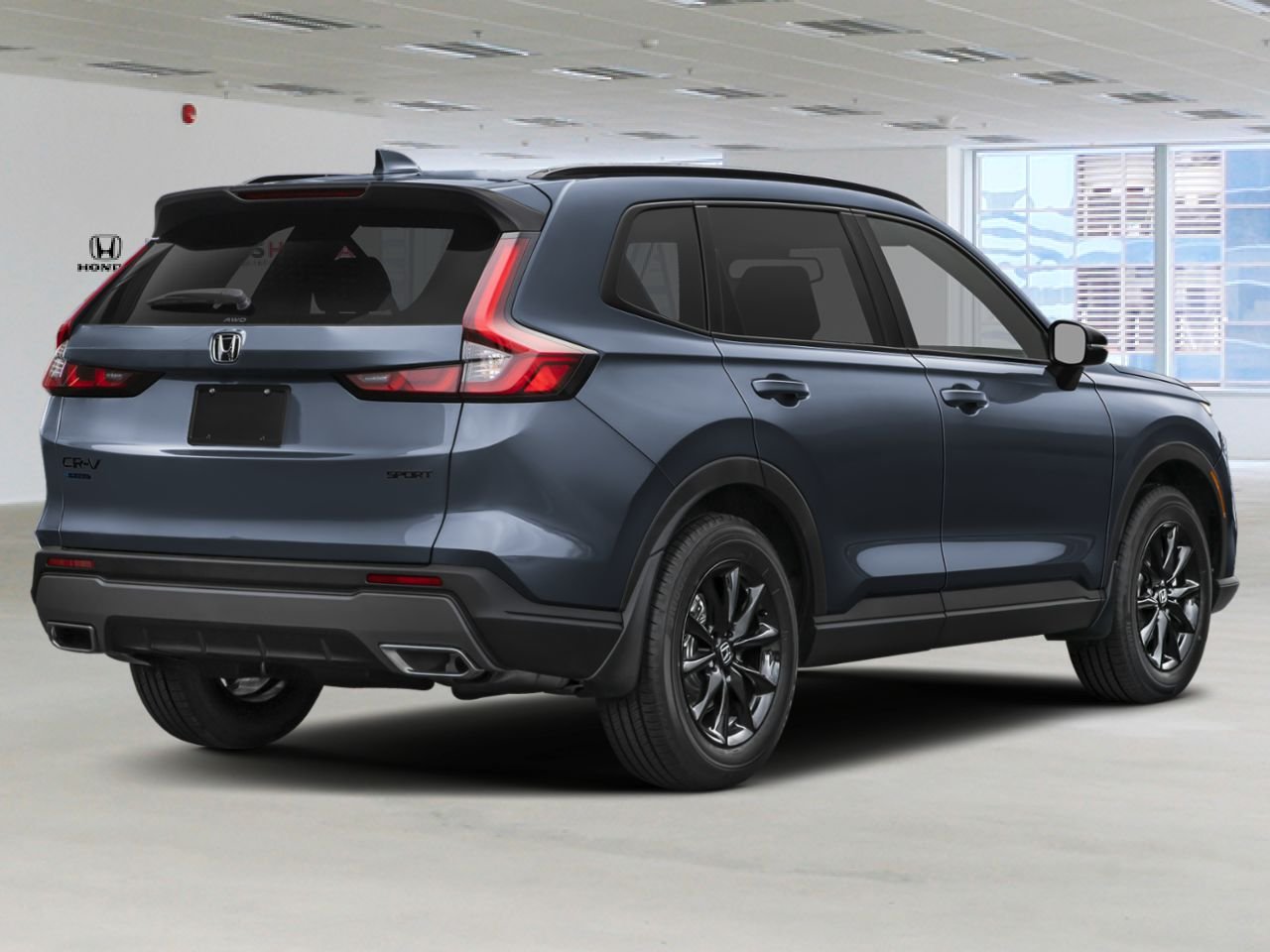 2026 HONDA CR-V Hybrid Sport Traction Intégrale Meteoroid Gray Metallic Lévis - photo #2