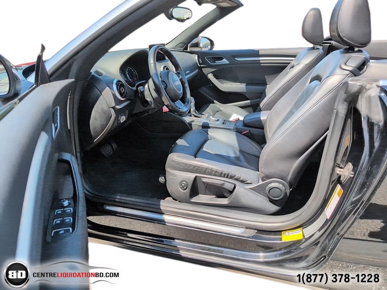 2015 Audi A3 2.0T Progressiv TSI QUATTRO CONVERTIBLE | BD0240 Black Granby - photo #12