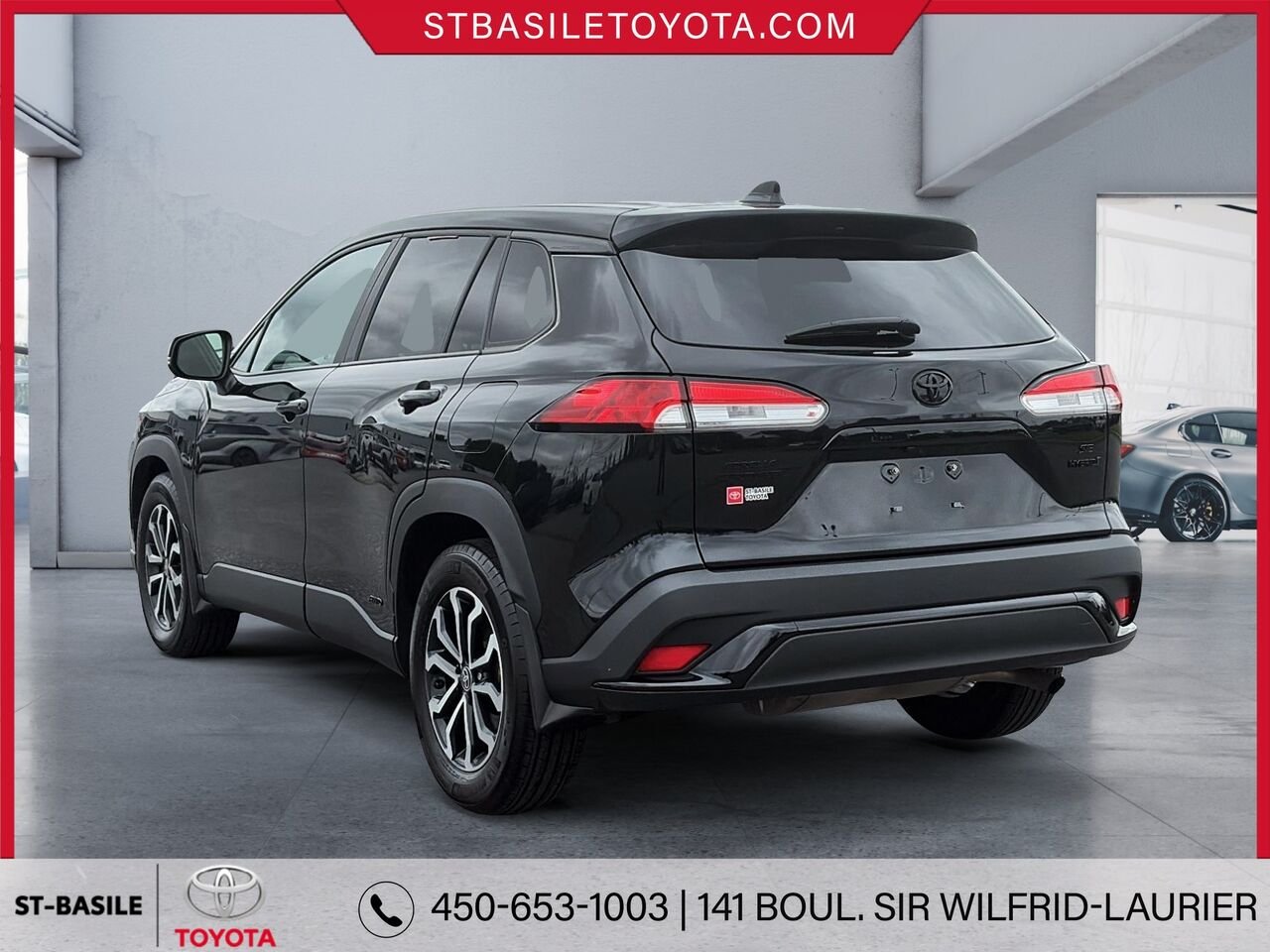 Toyota Corolla Cross HYBRIDE 2024 Noir de jais mica Saint-Basile-le-Grand - photo #7