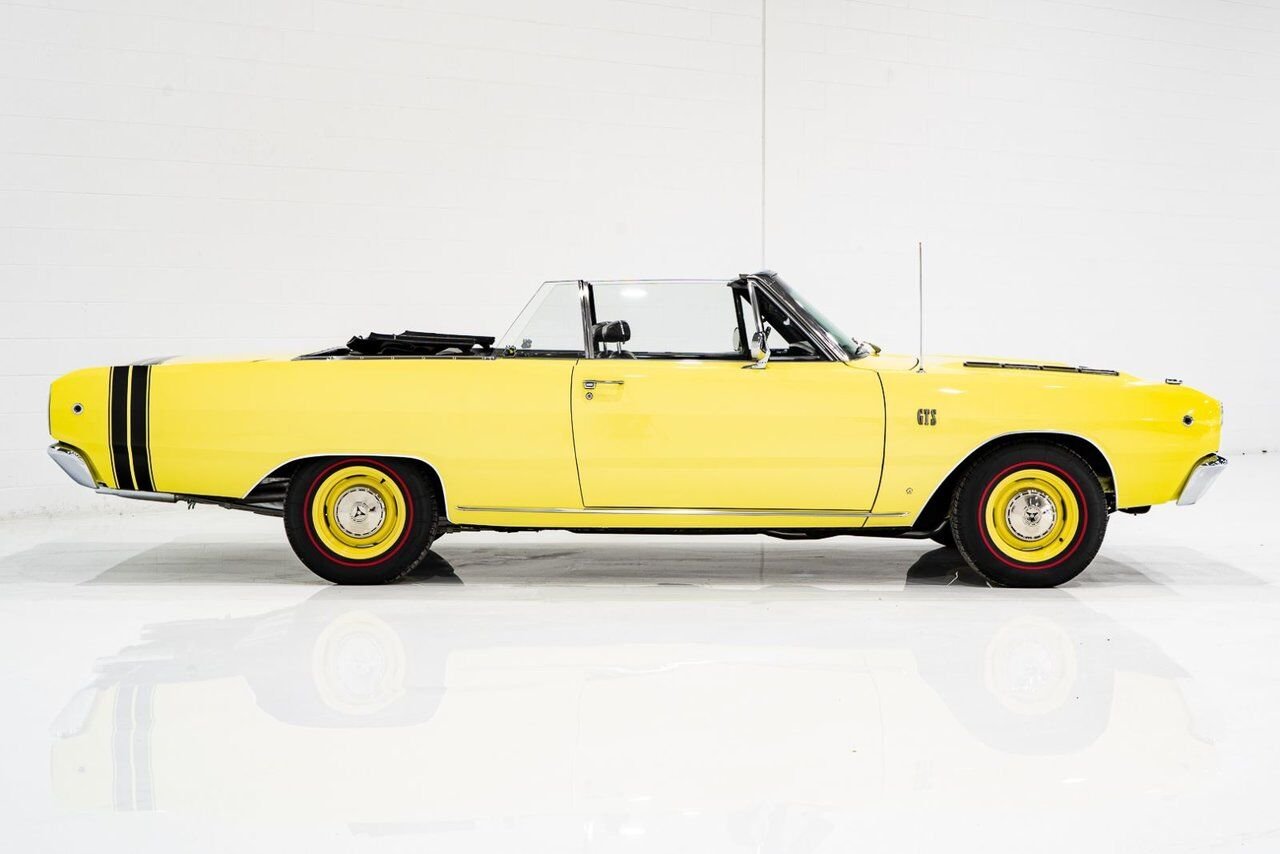 Dodge Dart *PRIX EN USD* GTS Conv Matching #s 340 cu in With Original Built Sheet 1968 Jaune Montréal - photo #45
