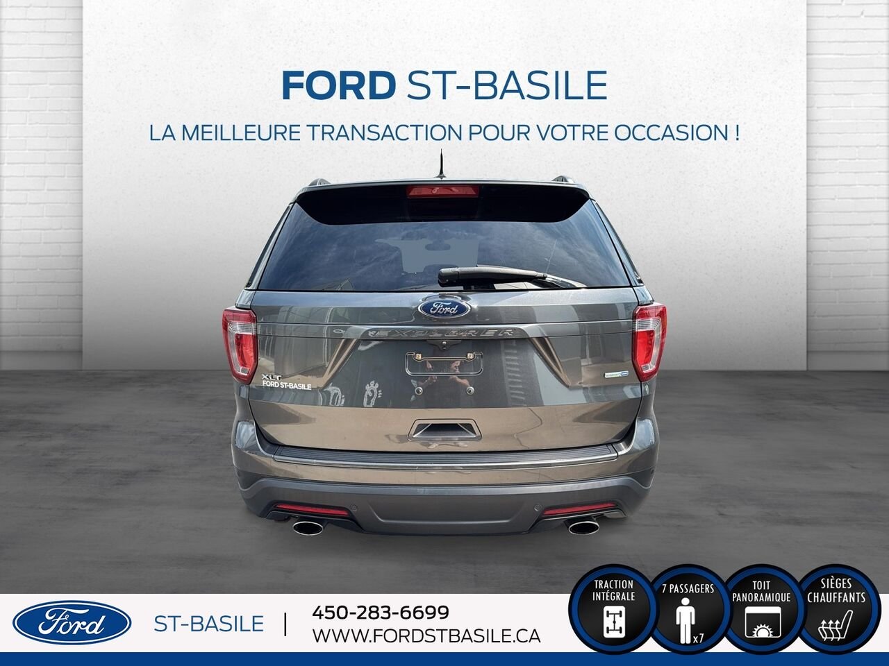 Ford EXPLORER 2019 gray Saint-Basile-le-Grand - photo #6