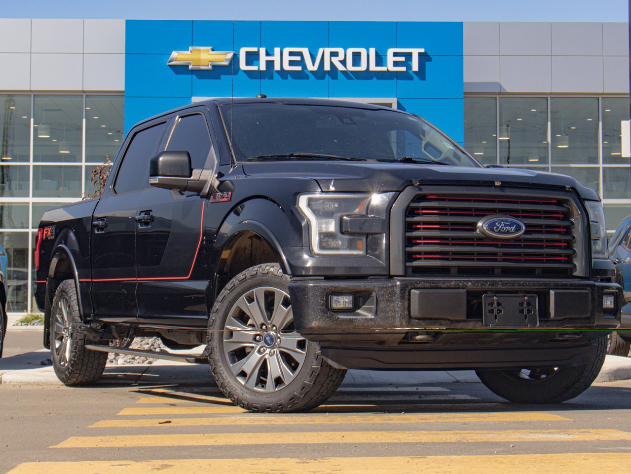2016 Ford F-150 4WD SuperCrew 145 Lariat Black Sherwood Park - photo #14