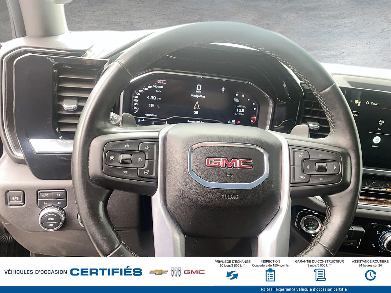 GMC SIERRA Elevation cabine multiplace 4RM 157 po 2024 Noir Montmagny - photo #11
