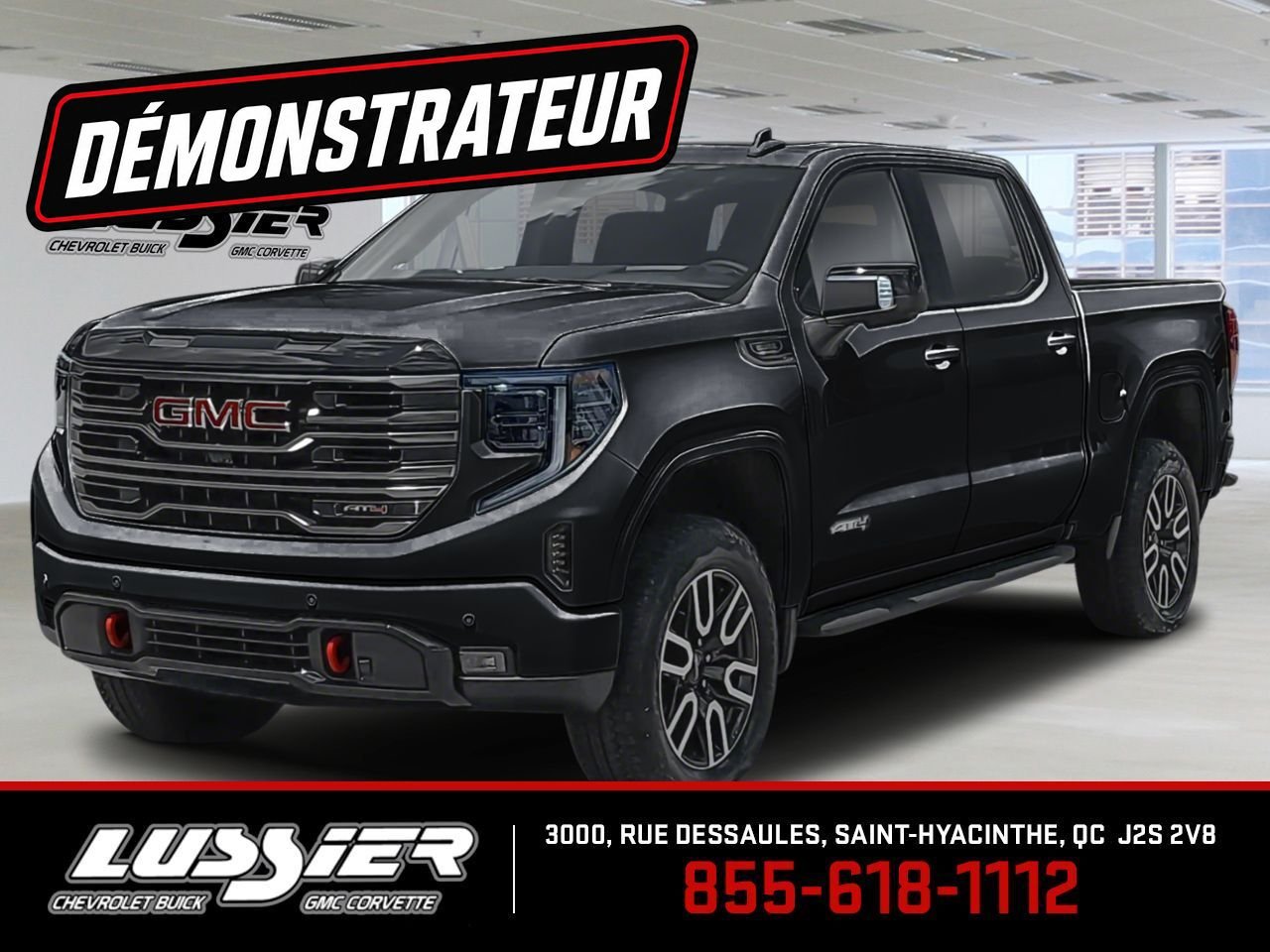 GMC Sierra 1500 AT4 cabine multiplace 4RM 157 po 2026 Noir Saint-Hyacinthe - photo #0