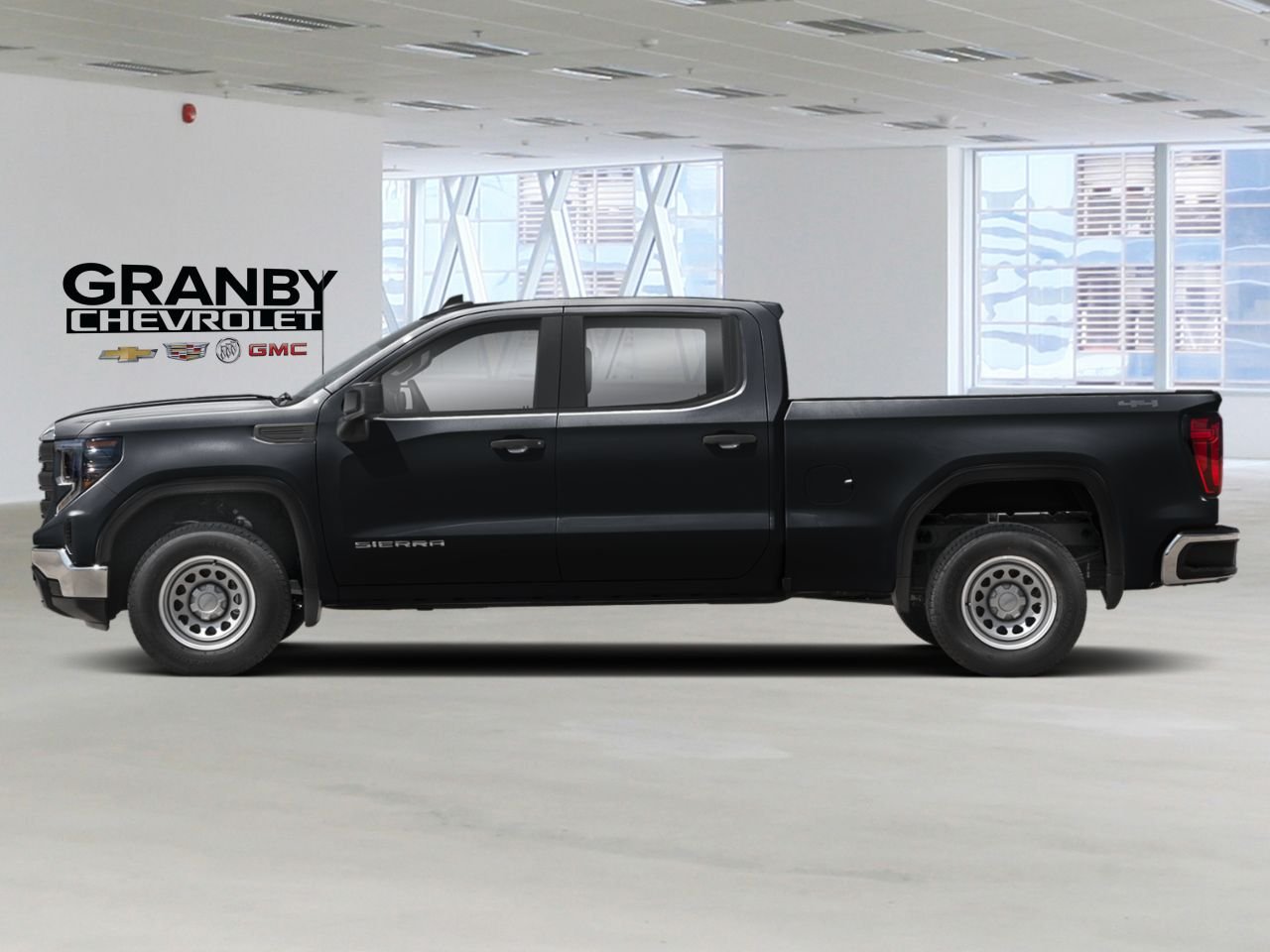 2026 GMC Sierra 1500 K1500 SIERRA CREW CAB PRO STD/BOX (1SA) | 26-0892 Onyx Black Granby - photo #1