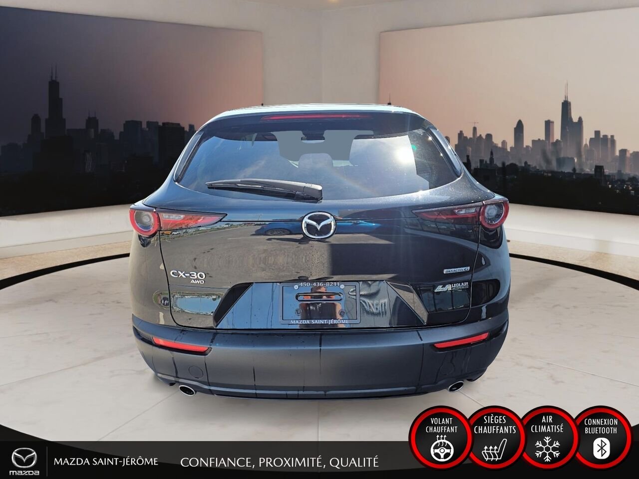 Mazda CX-30 GS | AWD | MAGS | 2025 Noir Saint-Jérôme - photo #6