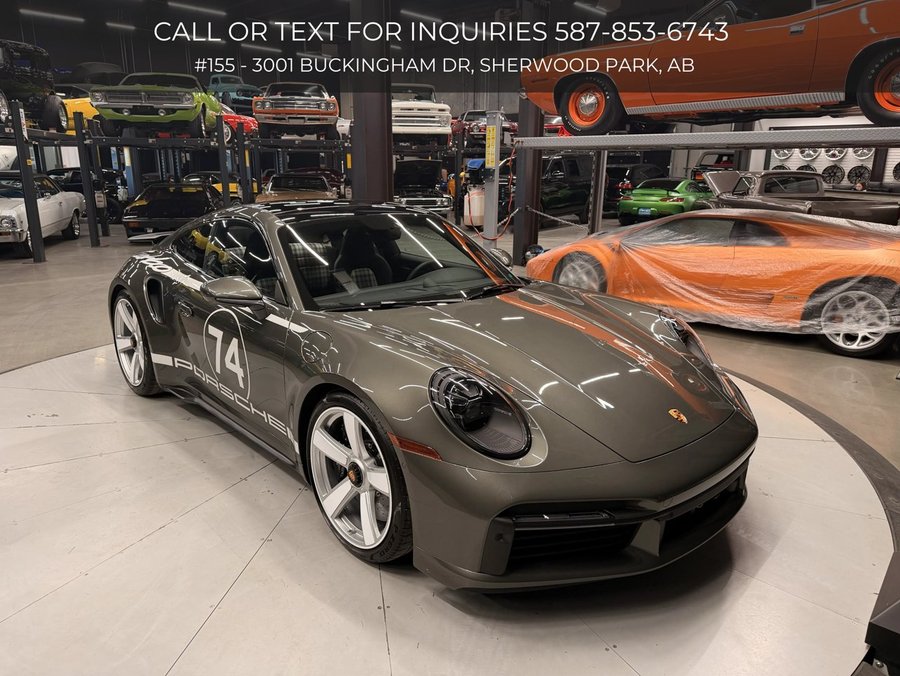 2025 Porsche 911 Turbo 50 Years | Full Body PPF | Mackenzie Tartan Interior | Sport Chrono Package | Heritage Design Green