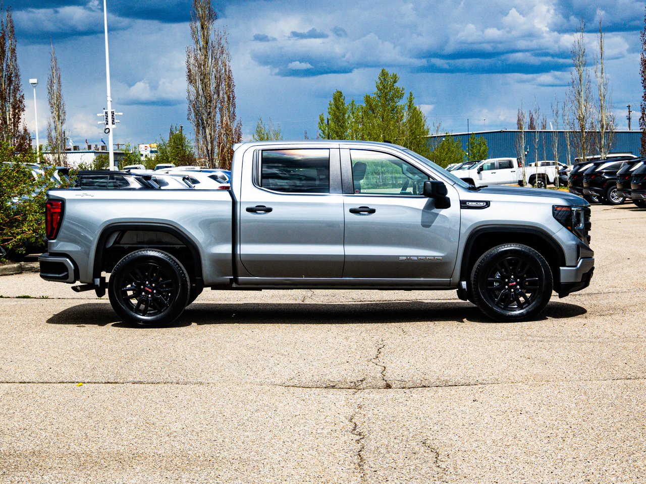 2024 GMC Sierra 1500 4WD Crew Cab 147 Pro Grey Sherwood Park - photo #13