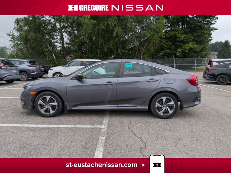 Honda Civic SE4617 | LX AUTOMATIQUE CLIMATISATION SIEGES CHAUFFANTS MAG 2020 Gris Laval - photo #7