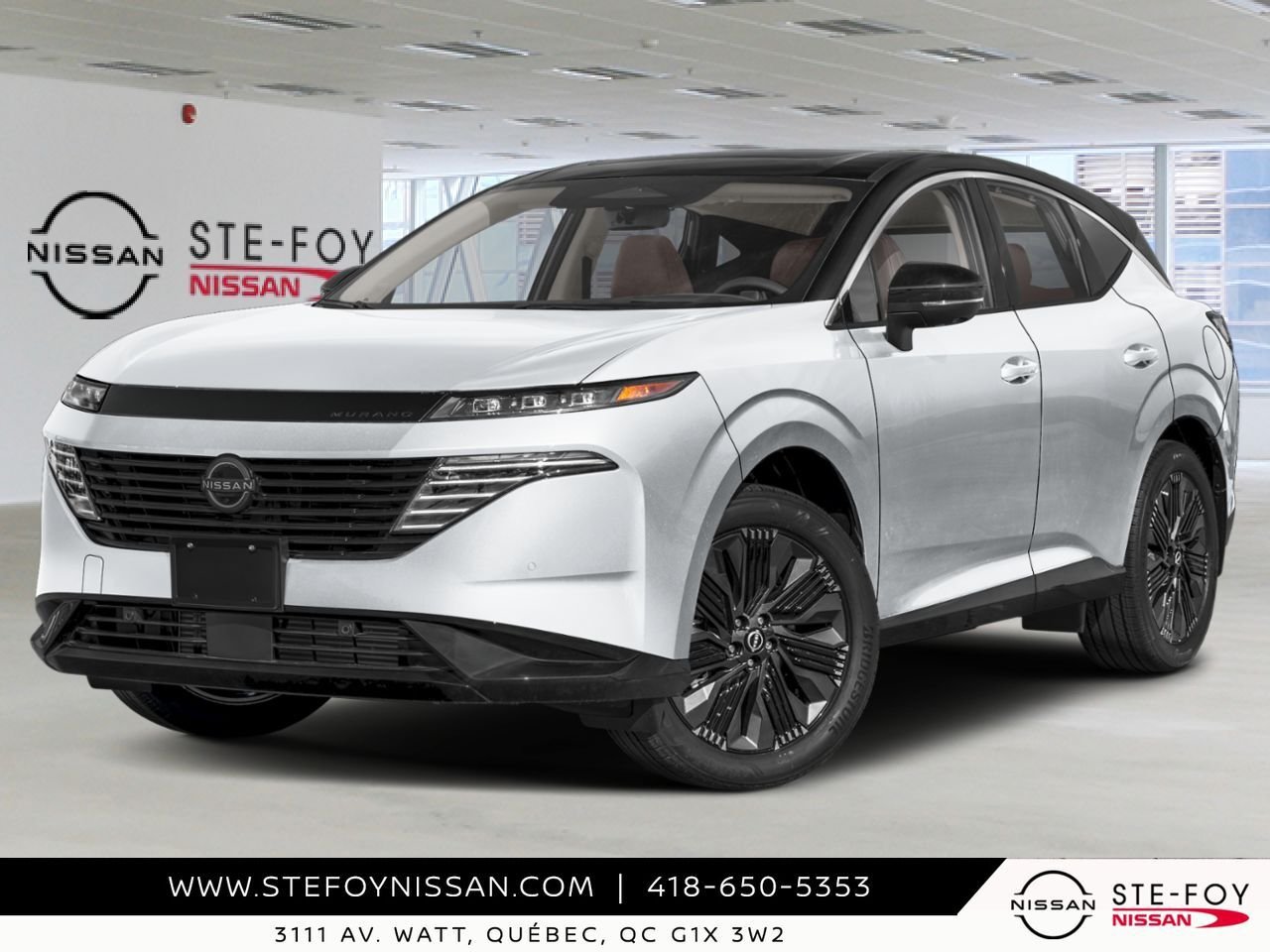 NISSAN Murano 2027 Blanc Everest nacré triple couche/Noir intense Ste-Foy - photo #0