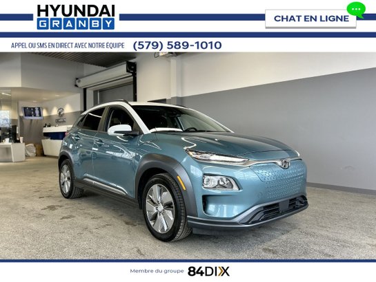 Hyundai Kona électrique Preferred 2021 Bleu