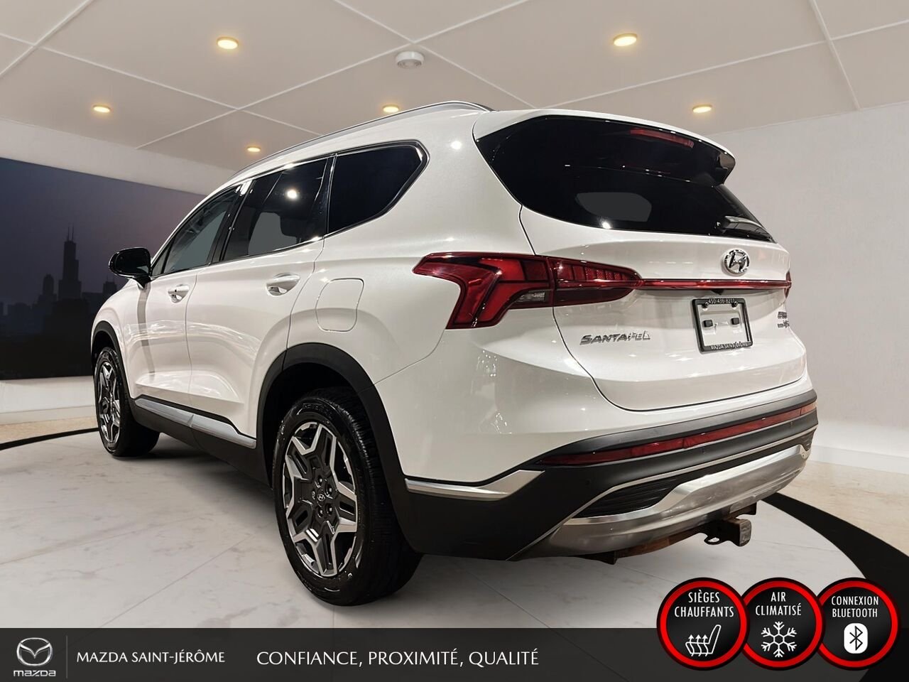 Hyundai Santa Fe Hybrid 2022 Blanc Ste-Agathe des Monts - photo #9