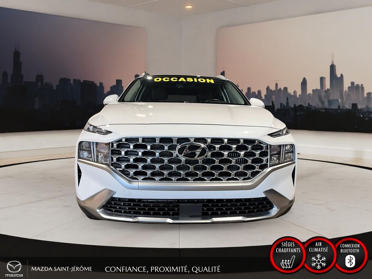 Hyundai Santa Fe Hybrid 2022 Blanc Ste-Agathe des Monts - photo #2