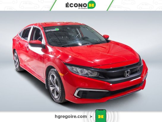 Honda Civic LX AUTO GR ÉLEC A/C BLUETOOTH CAMÉRA 2020 Rouge