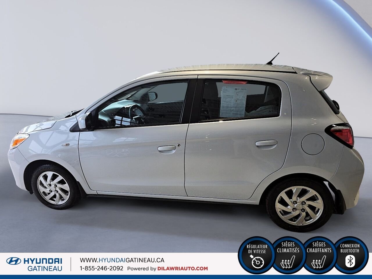 2024 Mitsubishi Mirage Silver Gatineau - photo #4