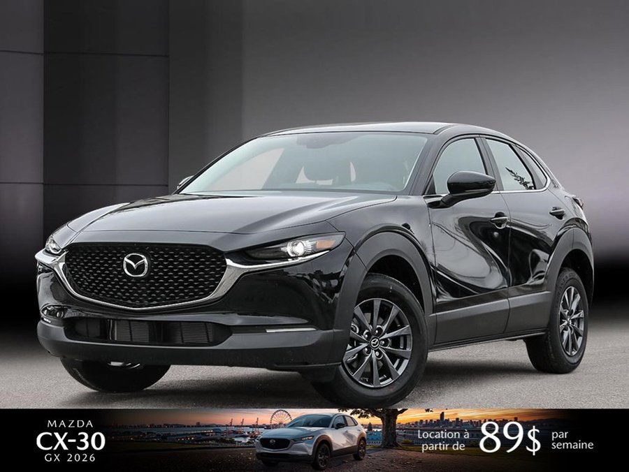 2026 Mazda CX-30 GX Jet Black Mica